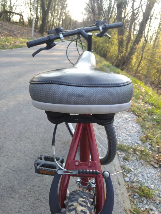 Siodełko rowerowe żelowe amortyzowane