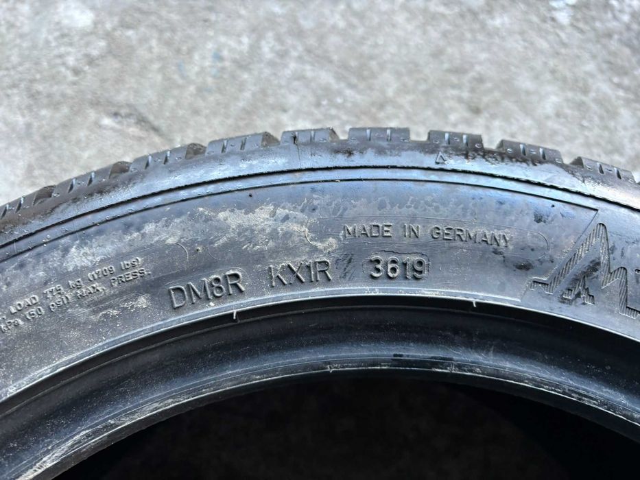 2X OPONY ZIMOWE 245/45R17 99V Dunlop Winter Sport 5 XL 8.6MM 2019R