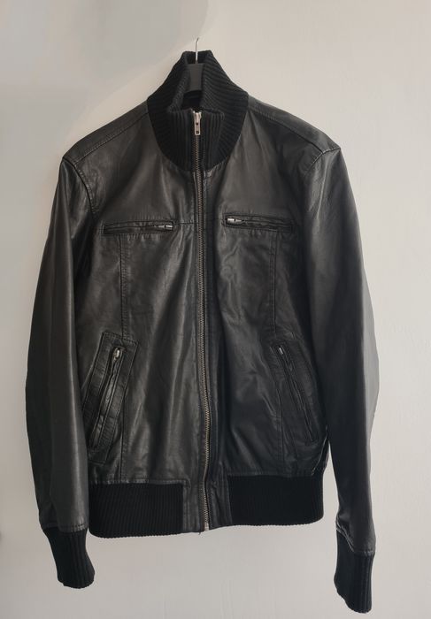 Шкіряна куртка Jack&Jones