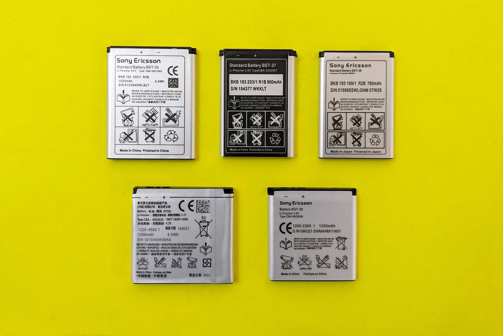Аккумулятор Sony Ericsson 36 bst 33 bst 37 ep500 w810 bst 38 k790 k750