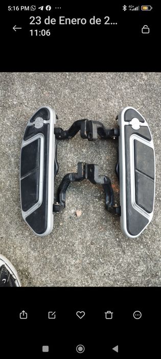 Pedais para motocicleta chopper