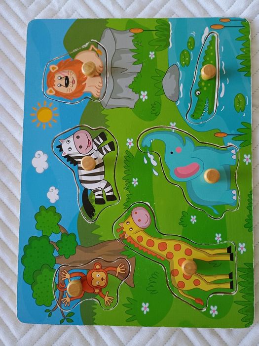 Puzzle dla dzieci z uchwytami