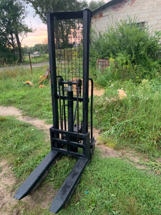 Wózek masztowy paletowy paleciak sztaplarka widlak wysyłka Transport