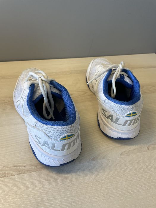 Salming Rival SR White Supersonic Buty Halowe