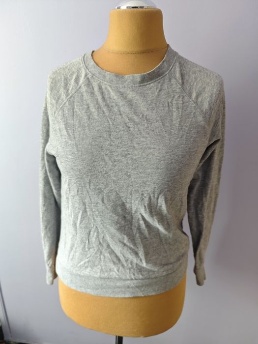 H&M Divided Klasyczna Szara Bluza Pullover Raglan Rozm. S