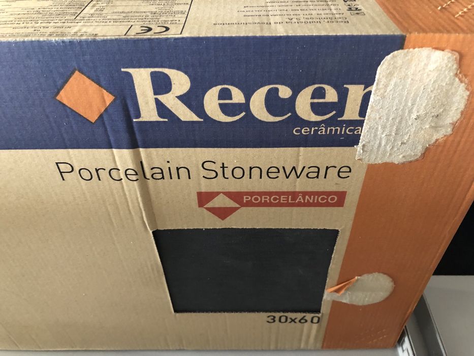 Mosaicos Recer Infinity black nat. 4 caixas. Novos