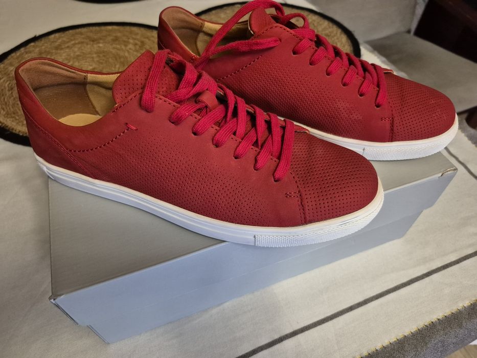Buty trampki Wojas roz.42 czerwone skóra