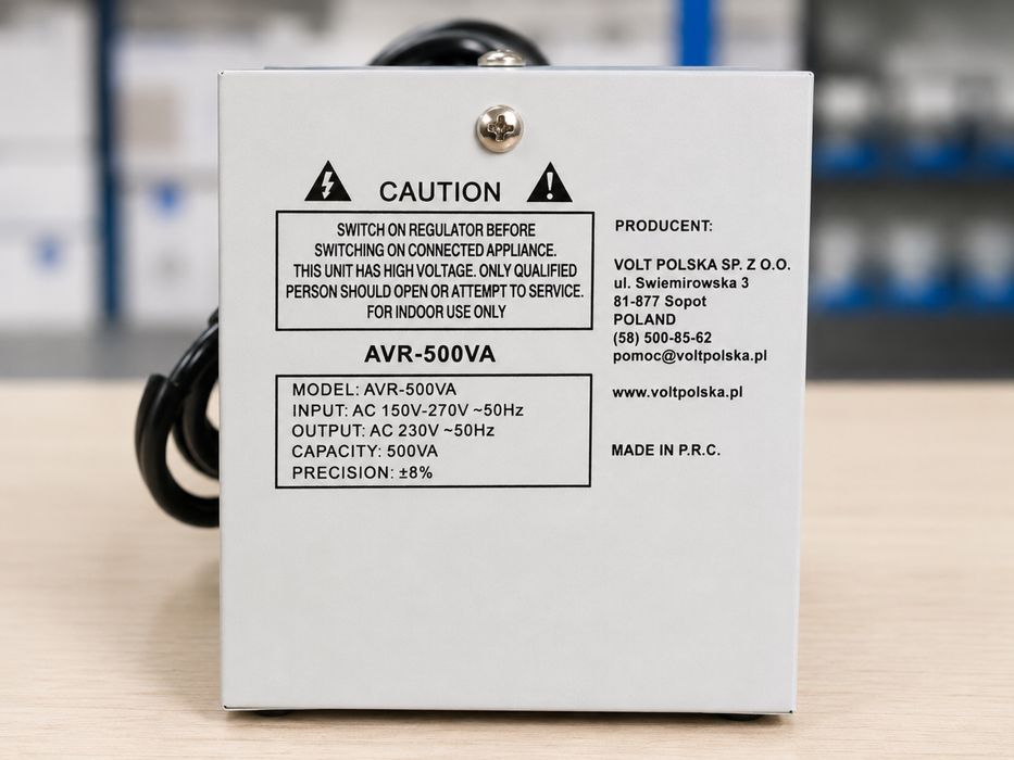 Volt Polska AVR 500VA стабілізатор напруги для газового котла