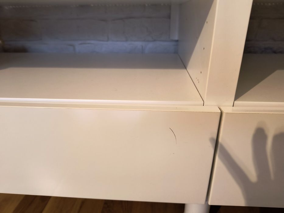 Półka,szafka pod TV biała