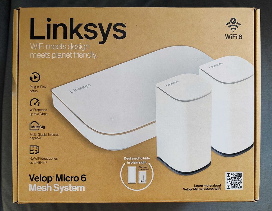 Router Linksys System Mesh Velop Micro Wi-Fi 6 3 Gb/s 3szt jak TP-Link