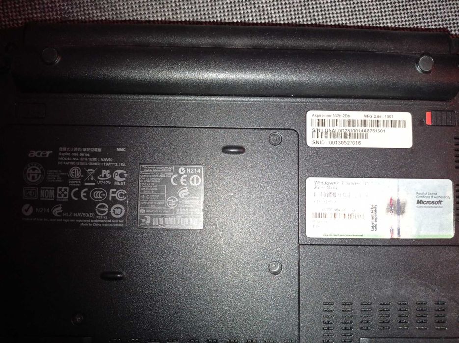 Acer aspire one 532h-2Db