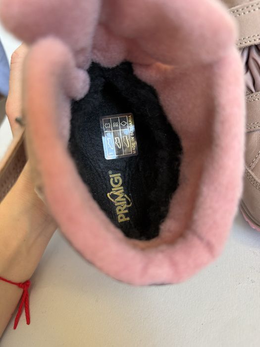 шкіряні зимові чоботи 29р. Primigi,термо черевики на мембрані gore-tex