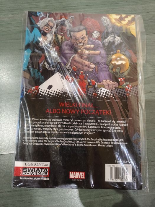 Komiks Marvel Deadpool Uniwersum Marvela Zabija Deadpoola