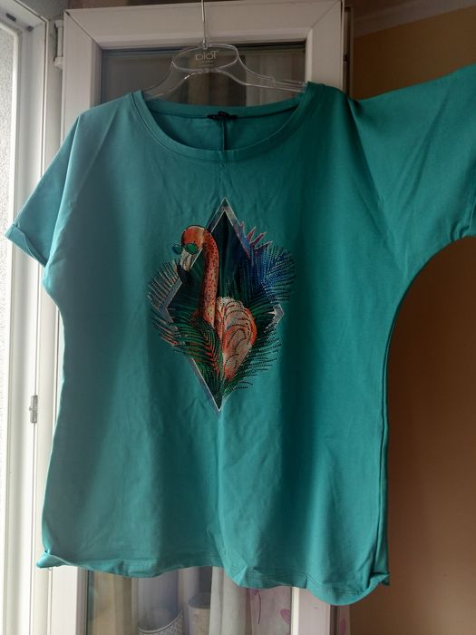 Bluzka  L -bawełniana 95% Modna