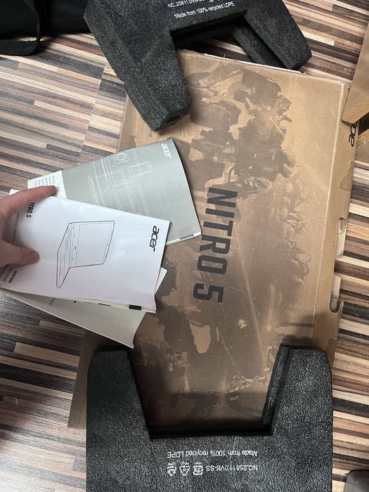 Zestaw Acer Nitro 5 z ponad 30 grami