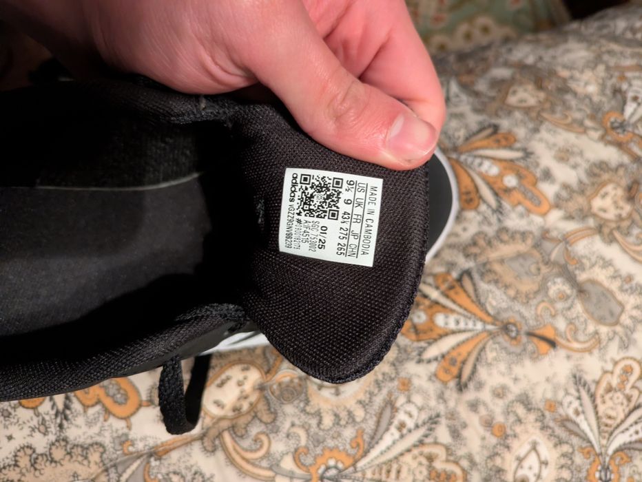 Adidas VS Pace 2.0 Pretas – Tamanho 43⅓ – Como novas