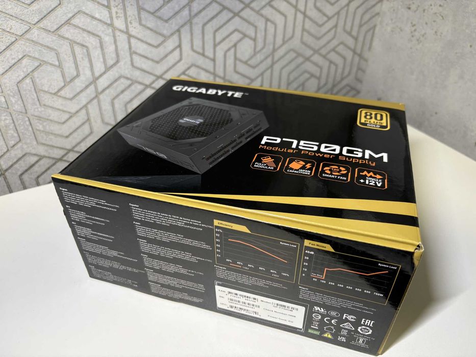 Модульний блок живлення Gigabyte P750GM