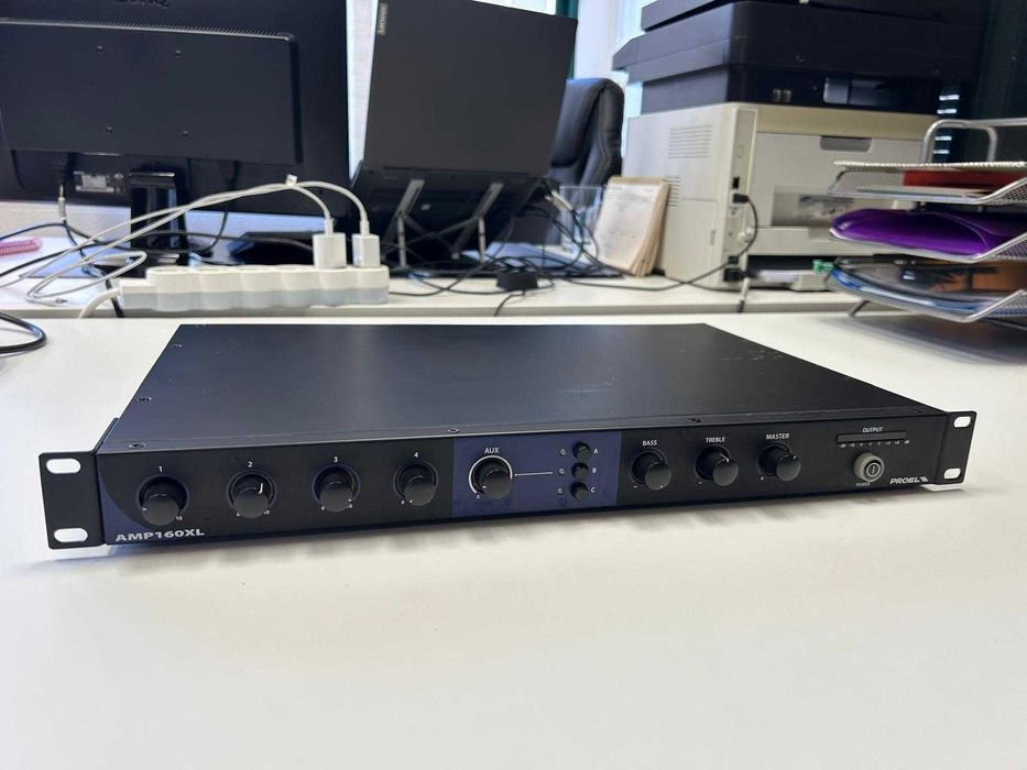 160W Class D Rack Mount Mixer Amplifier