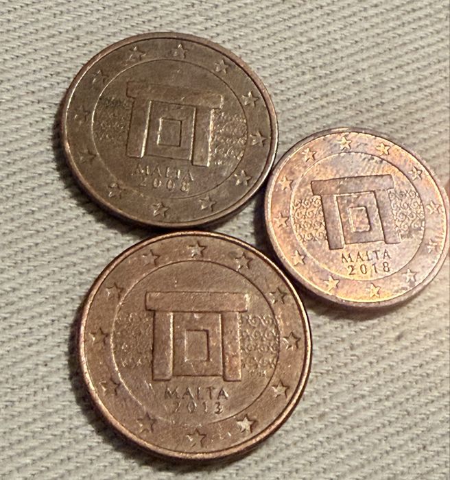 Moedas centimos EURO