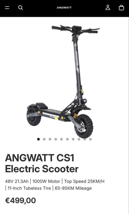 Trotineta Elétrica Angwatt CS1 2026