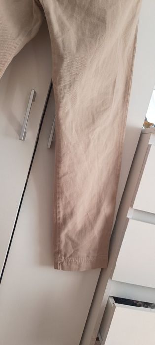 Spodnie Hugo Boss 32/34 brązowe materiałowe eleganckie
