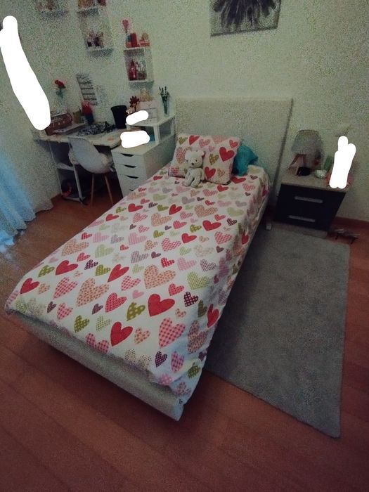 1 Cama individual ou 2 com colchão e oferta