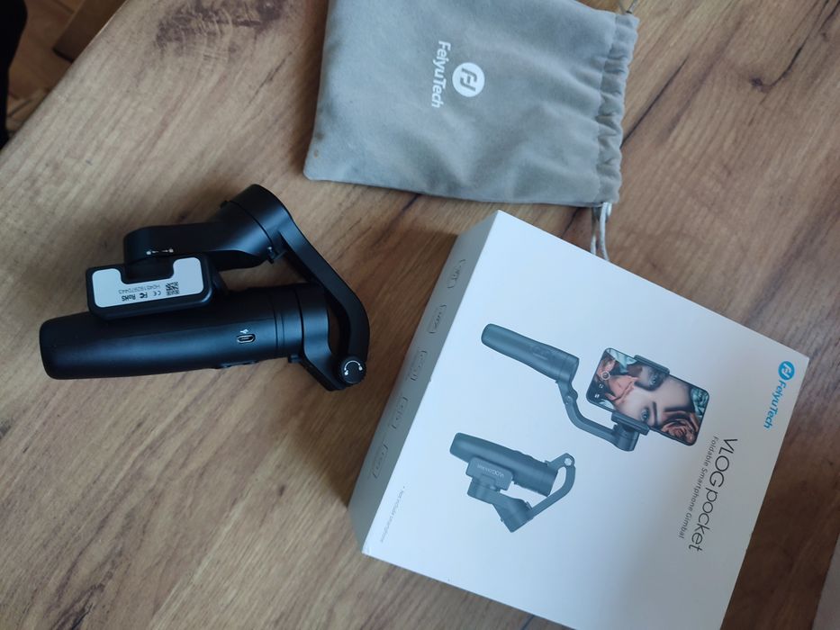 FeiyuTech Vlog Pocket 2 gimbal do telefonu – komplet