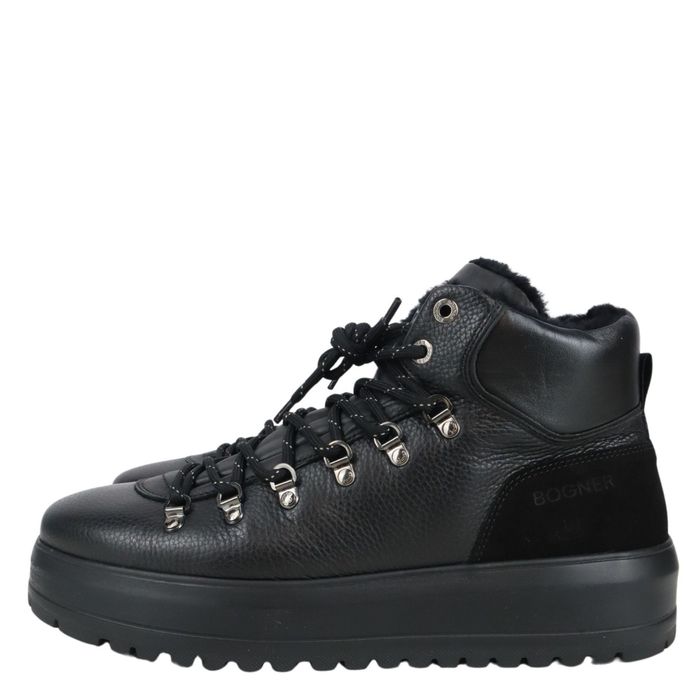 Buty sportowe męskie Bogner, rozmiar 45, czarne, NOWE, skórzane, codzienne, sportowe BU1553