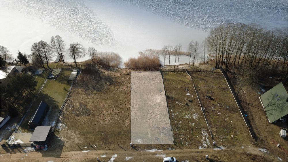 Działka w 1. linii brzegowej Jeziora Wolskiego – Działka bezpośrednio nad jeziorem. Linia brzegowa jeziora. - View 2