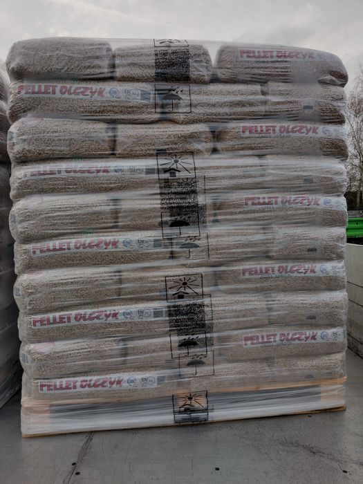 Pellet Pelet drzewny Olczyk 6mm - 2320 zł /tona - 2436 zł/paleta
