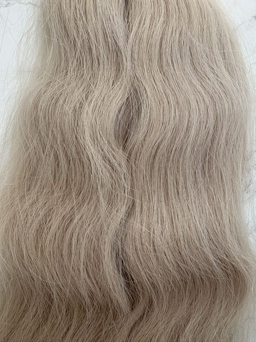 Włosy słowiańskie lux 60 cm 100 g jak dziewicze blond