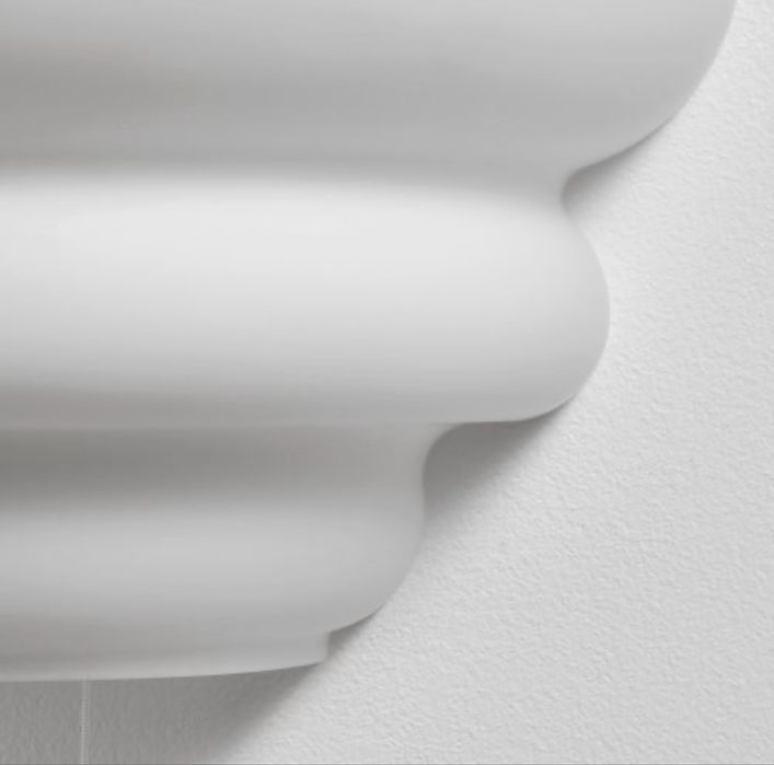 2x Candeeiro de parede de mármore, instalação com fio