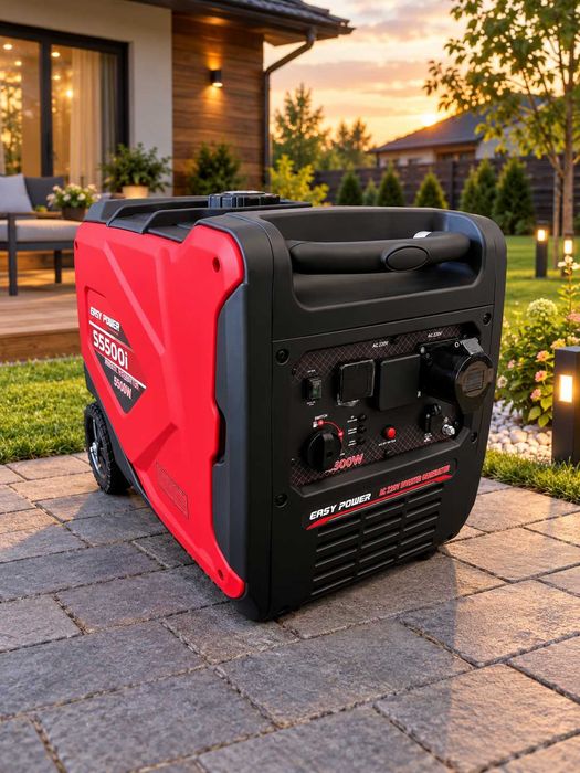 Easy Power S5500I Тихий Інверторний Генератор 4500W бензогенератор електростанція 4.5-4.7 кВт 5 квт 5.5 квт інвертор інвектор 4 квт інвекторний