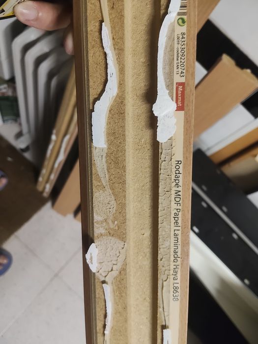 Rodapé Castalho MDF usado