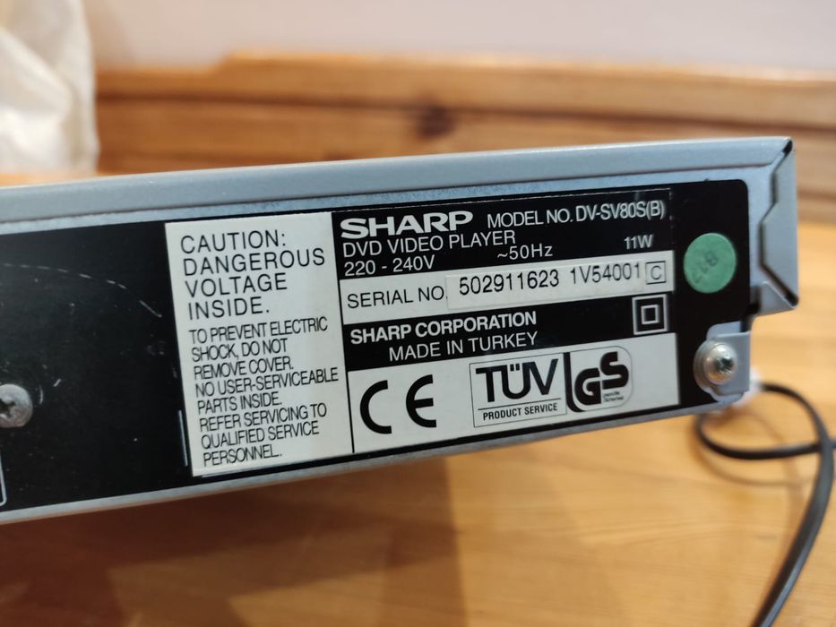 Zestaw telewizor, odtwarzacz dvd