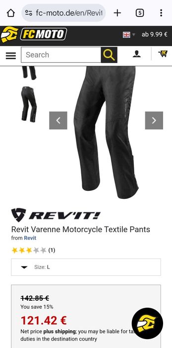 Rev'it! Varenne Trousers – New64551815410051122