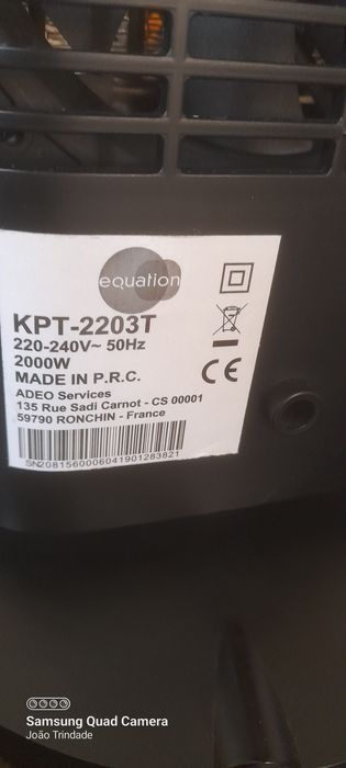 Termo ventilador oscila