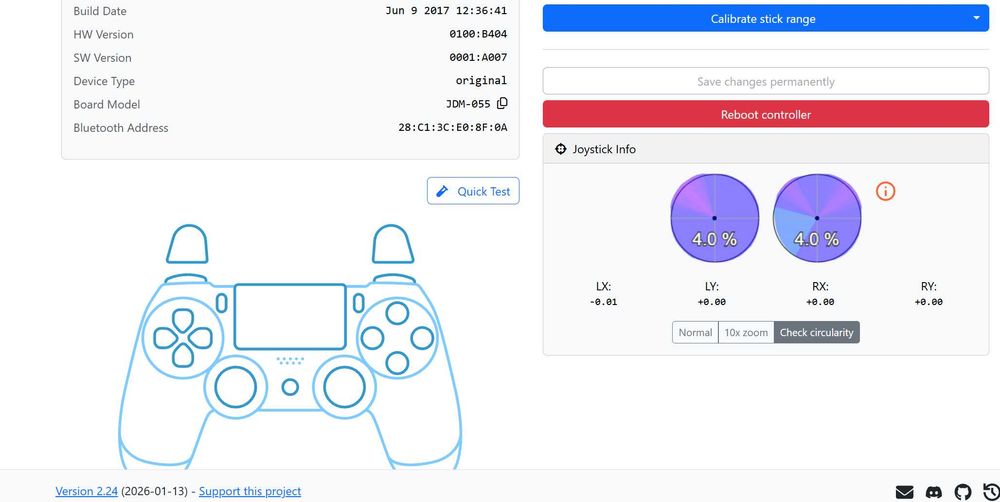 Геймпад Бездротовий Sony PlayStation 4 DualShock 4 500 Million Limited Edition TMR Sticks