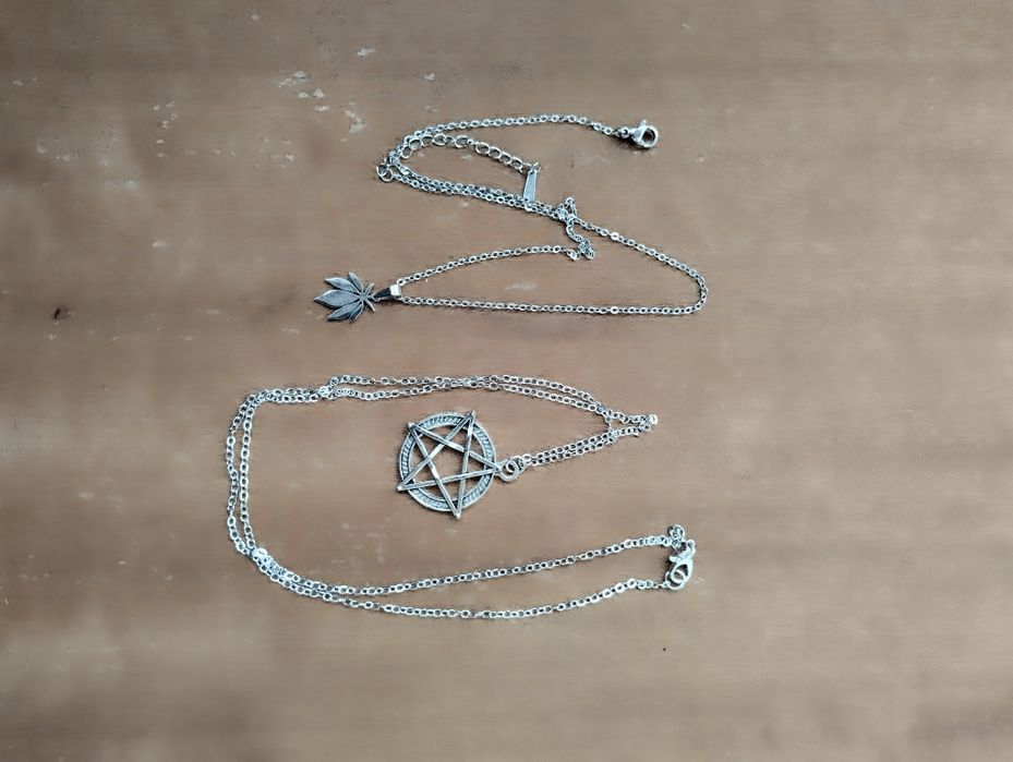 Кулон на ланцюжку Пентаграма Надприродне Pentagram коноплі