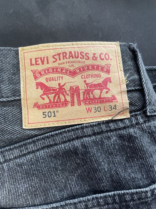 Levi's Black Denim Jeans