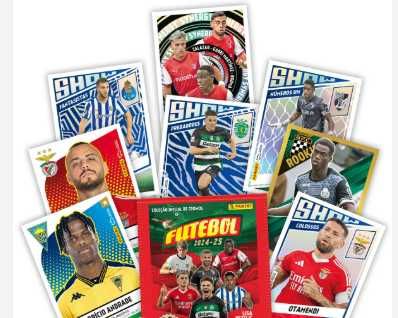 Caderneta Panini completa (cromos para colar)