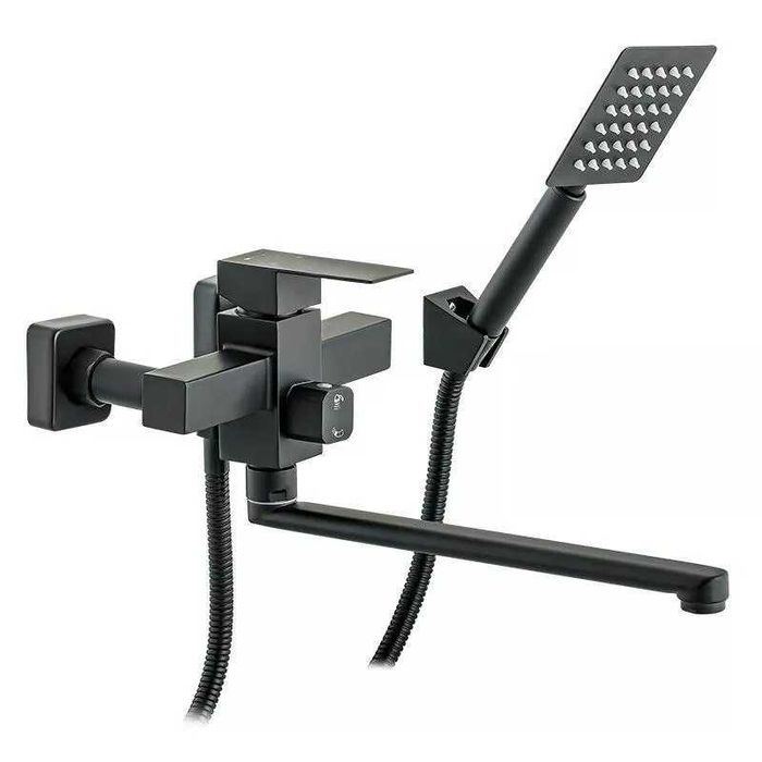 Змішуч для ваної WEZER PRO7-02-BLACK поворотний