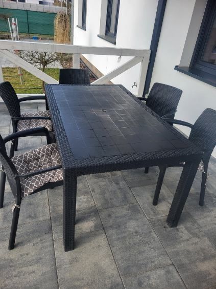 Zestaw ratanowy do ogrodu