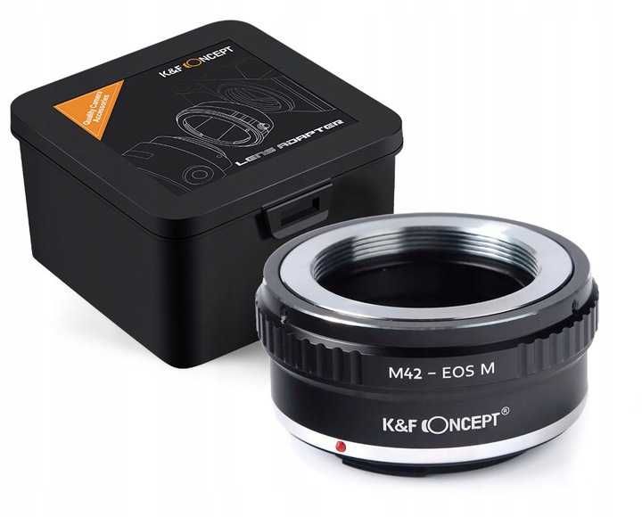 Adapter redukcja M42 na EOS M EF-M K&F Concept Wysoka jakość