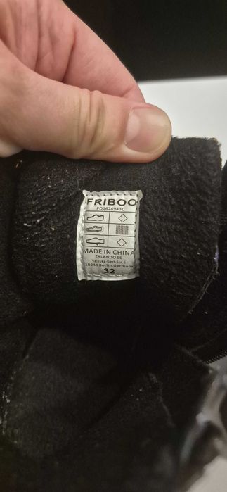 Dziecięce kozaki / botki Friboo - rozmiar 34