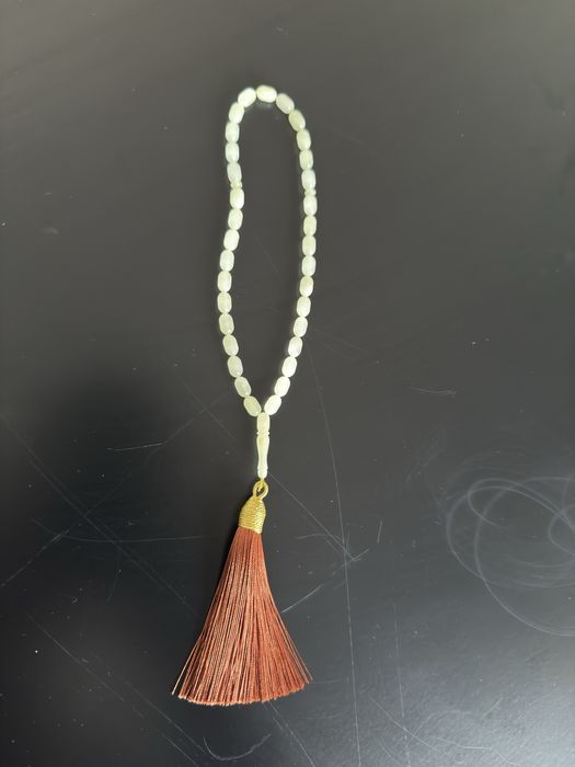 Чотки з натурального цільного бурштина