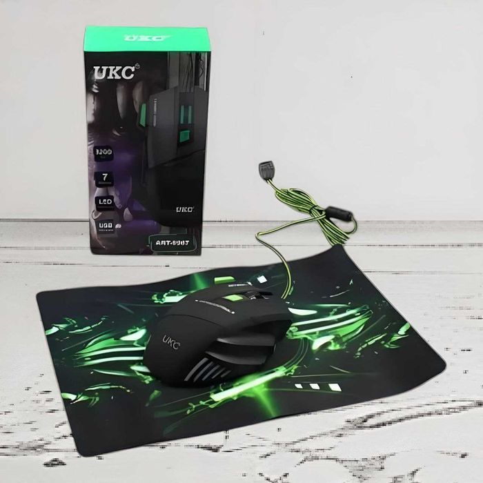 Мишка  ігрова + коврік у комплекті