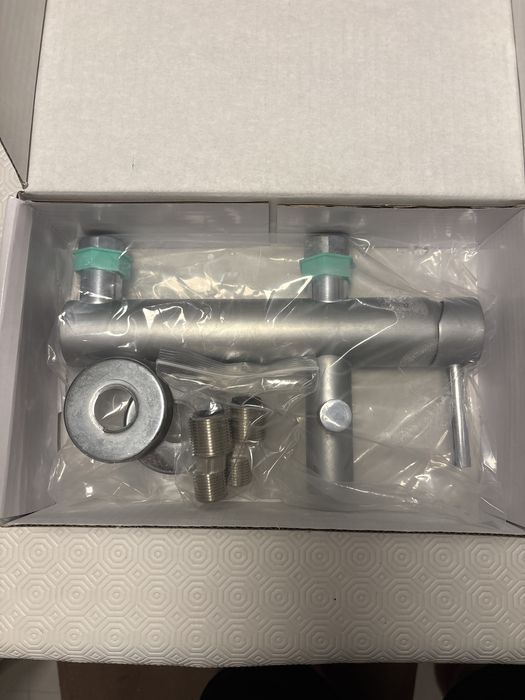 Torneira misturadora monocomando de parede para casa de banho