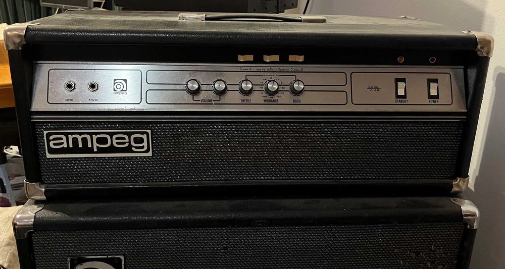 Ampeg V-4B vintage USA Magnavox + kolumna B-40, komplet lampowy