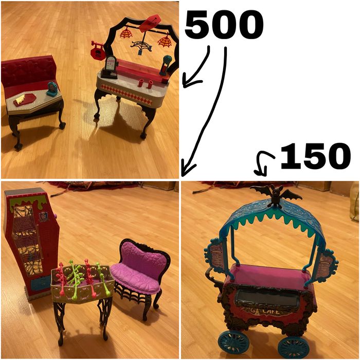 Мебель для кукол Monster High